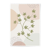 Botanical Photographic Print, Maple Leaf Art, Abstract Wall Decor, Modern Home Art, Minimalist Print, Neutral Tones, Leaf Photography - Tawshia